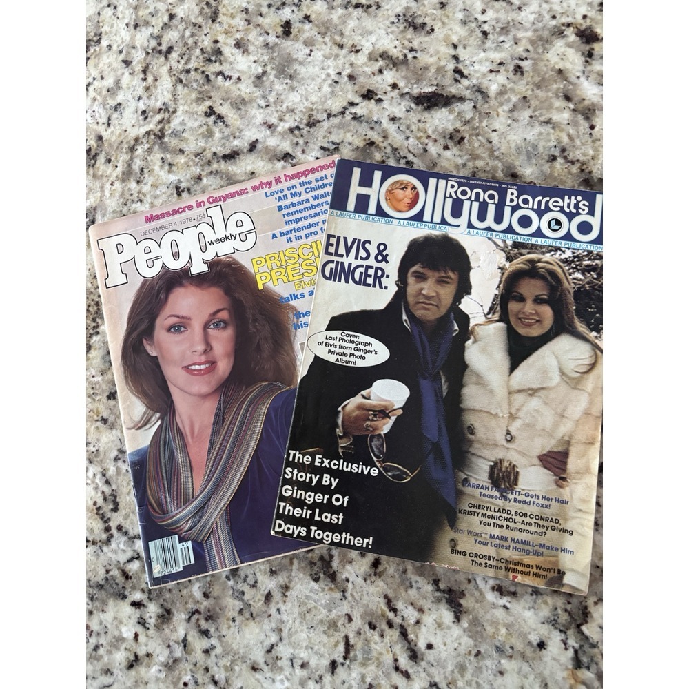 Elvis Fans2Piece‎ Collection, People Dec78,Rona Barrett Hollywood, March 78